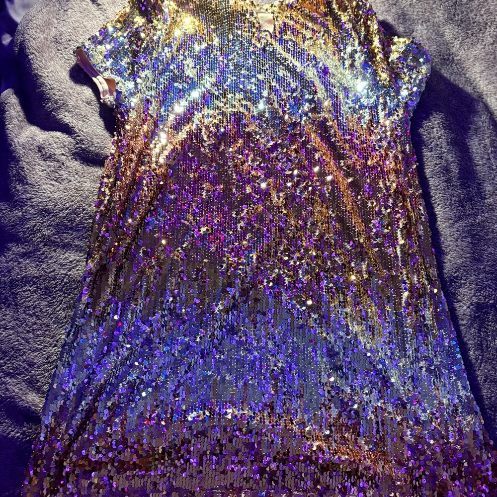 Sequin Gold and Silver Dress